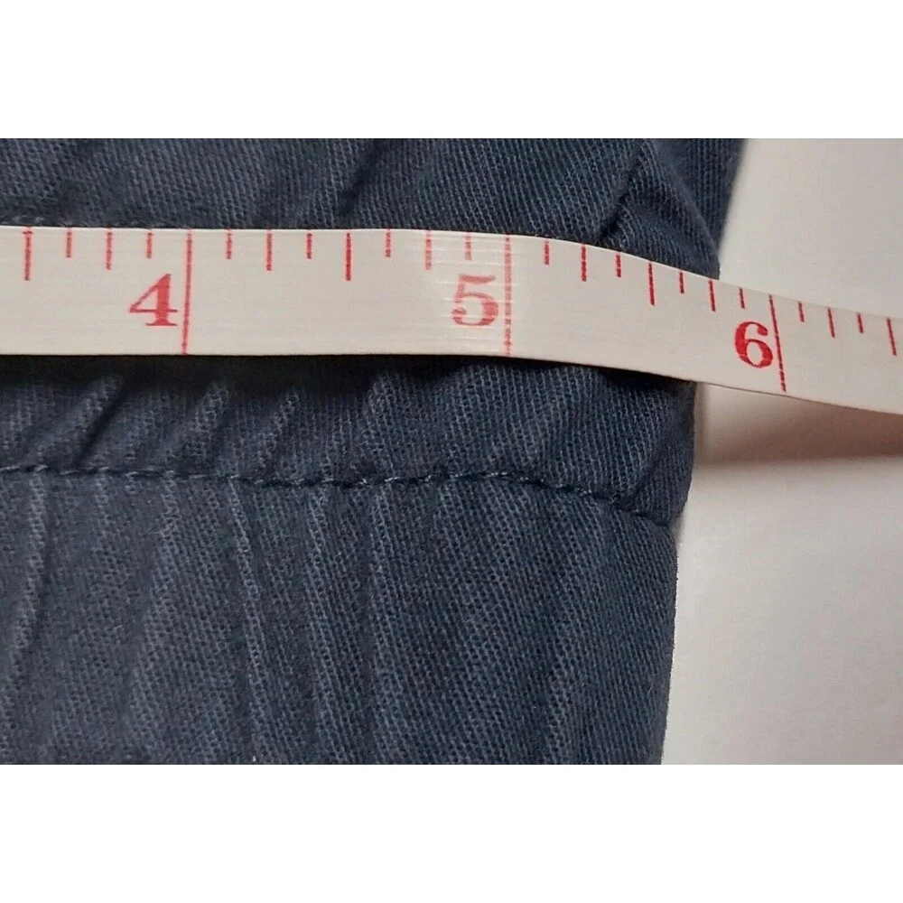 Old Navy Mens 32 Khaki Twill Joggers Navy Blue Cotton Casual Hipster Comfy Work - Picture 12 of 13